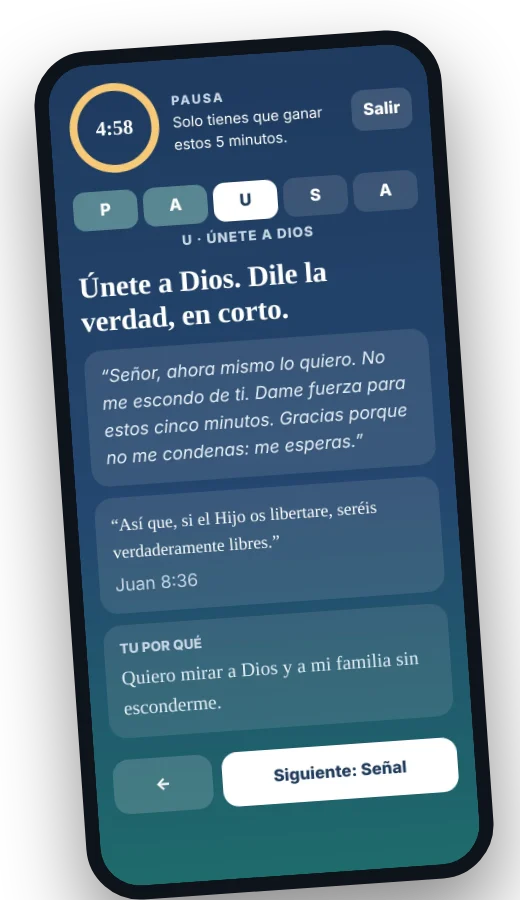 El botón PAUSA en la app Libre